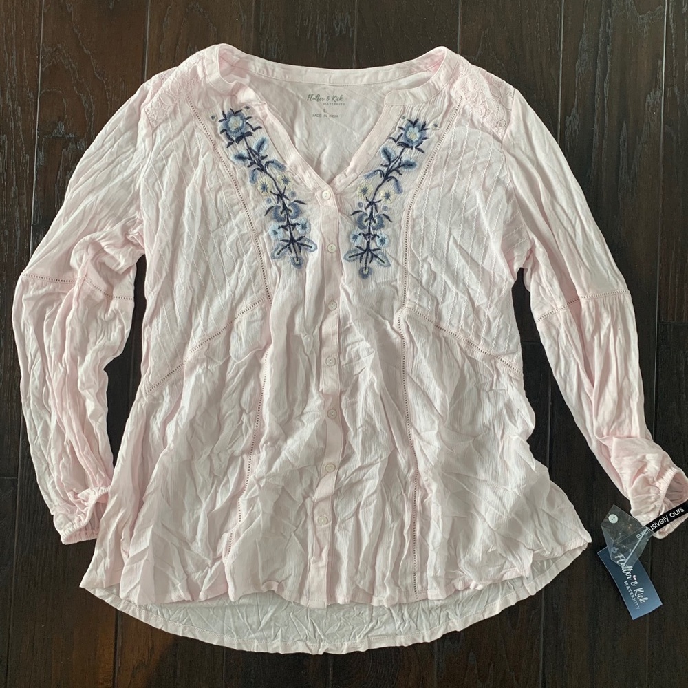 NWT Flutter and Kick Maternity Blouse